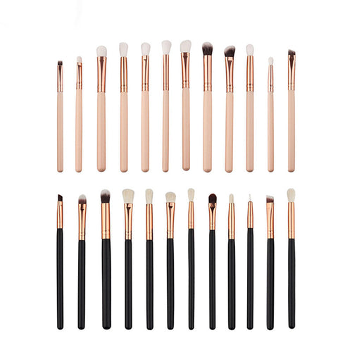 12 Rose Gold Eye Makeup Brush Universal Modeling Daily Makeup Brush Set Soft Fur Eye Shadow Brush