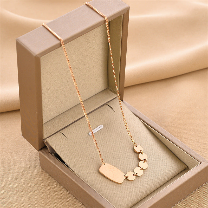 Explosion Models Titanium Steel SET Necklace