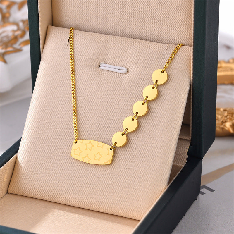 Explosion Models Titanium Steel SET Necklace