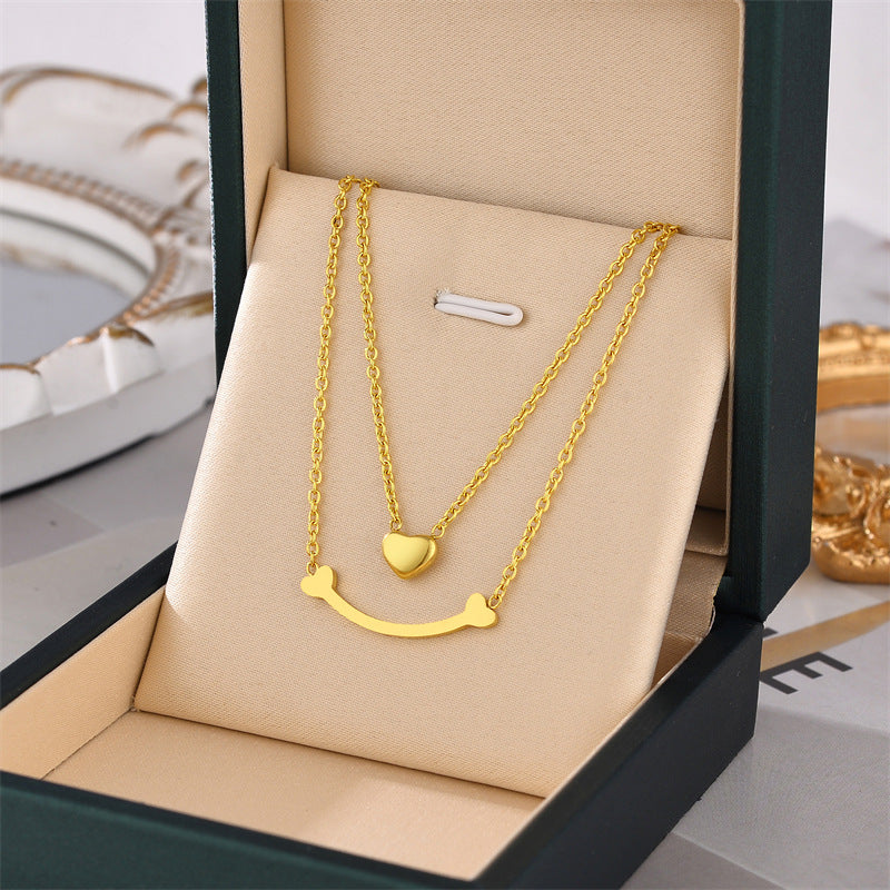 Explosion Models Titanium Steel SET Necklace